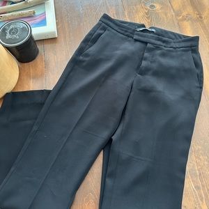 Zara Black Tailored Trousers Pants Flare leg